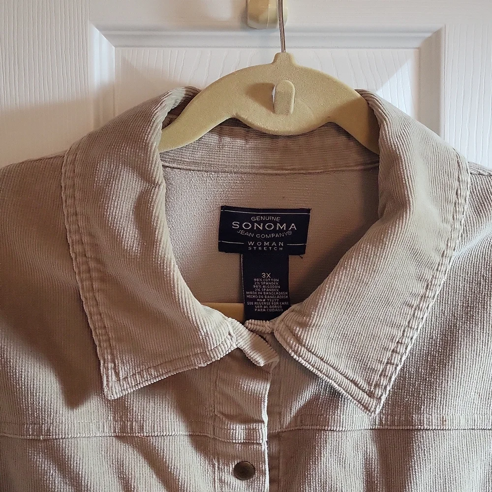 Structured Coduroy Jacket - Picture 2 of 6